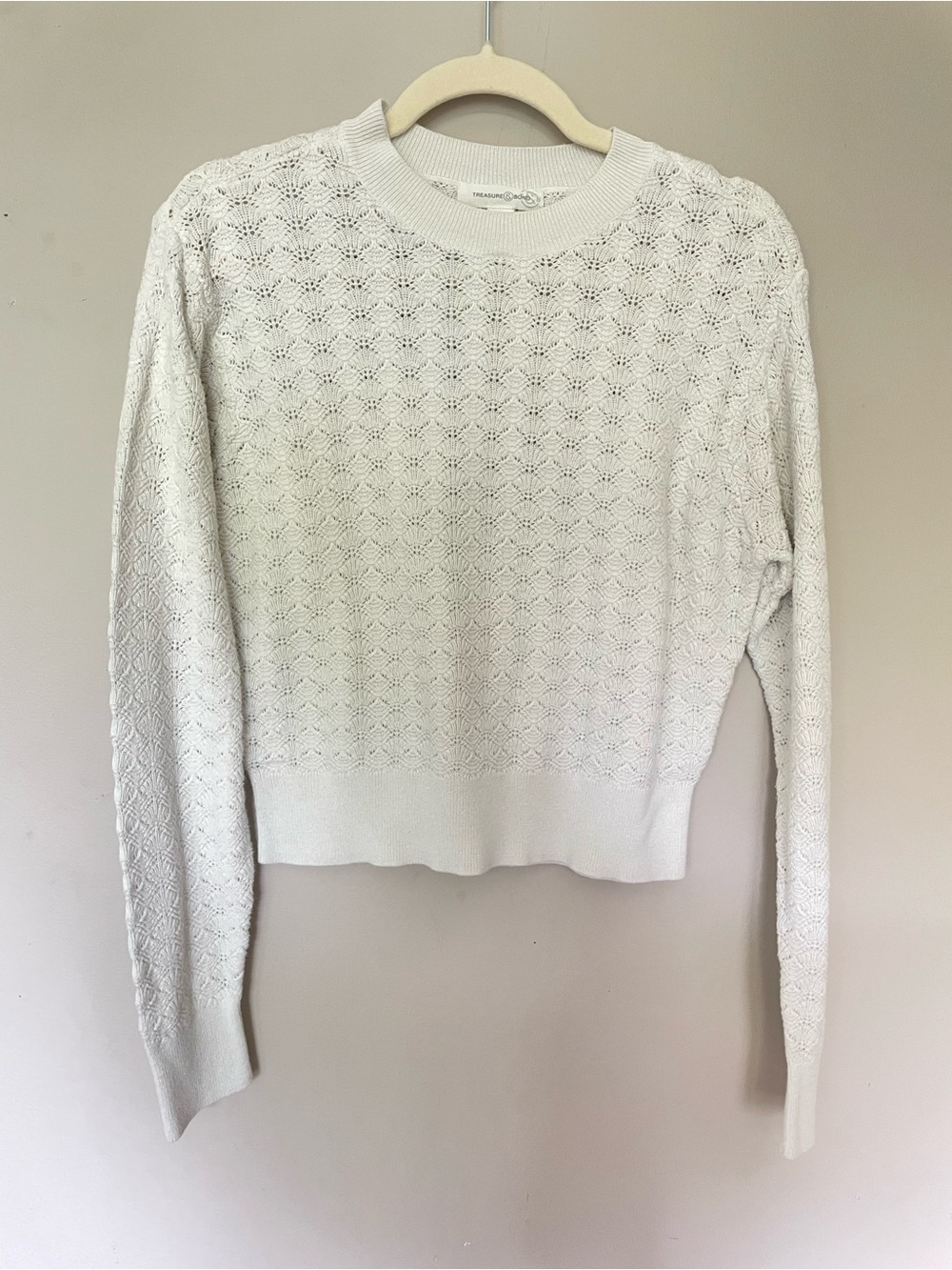 Pointelle Sweater